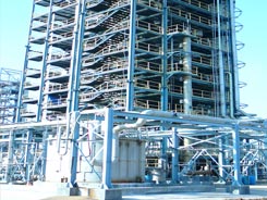 Industrial process plant construction
