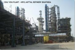 Refinery process facilities, Bhatinda