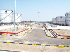 Petroleum product storage terminal